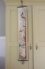 schellekoord geborduurd met vogels  in mooie staat, Ophalen of Verzenden, Gebruikt, Overige typen