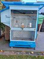 Voliere. Maten: breed 100cm. Hoog 140cm. Diep 60cm., Ophalen of Verzenden, Gebruikt, Hout, Vogelkooi