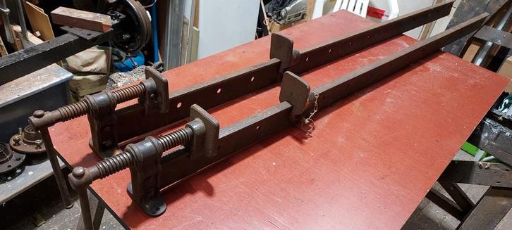 2 Sergeant Lijmtangen 150cm, Doe-het-zelf en Verbouw, Gereedschap | Handgereedschap, Gebruikt, Ophalen