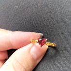 Granaat ring S925, Verzamelen, Mineralen en Fossielen, Ophalen of Verzenden