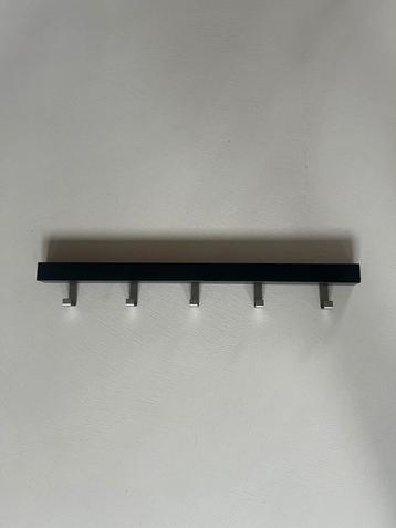 Ikea TJUSIG wandhanger, zwart, 60 cm