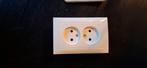 Dubbel stopcontact -, Ophalen of Verzenden, Gebruikt, Stopcontact