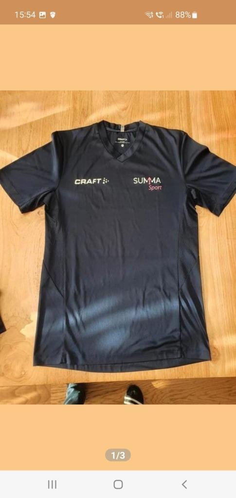 Shirt Summa sport opleiding, 2 stuks heren maat XS, Craft, Kleding | Heren, Sportkleding, Zo goed als nieuw, Algemeen, Maat 46 (S) of kleiner