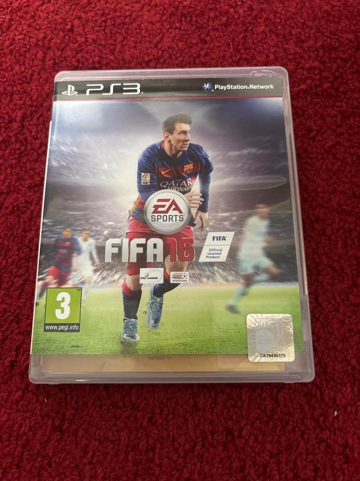 FIFA 16 - PS3 Voetbalgame, Spelcomputers en Games, Games | Sony PlayStation 3, Gebruikt, Sport, 1 speler, Vanaf 3 jaar, Eén computer