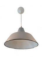 Philips Orvelte Grijs 40 Emaille, Huis en Inrichting, Lampen | Hanglampen, Ophalen of Verzenden, Gebruikt, Metaal, Minder dan 50 cm