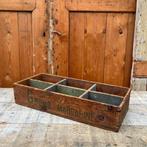 Kistje Gruno Margarine Groningen origineel hout met tekst, Huis en Inrichting, Woonaccessoires | Kisten, Minder dan 50 cm, Gebruikt