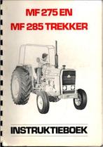 Massey Ferguson Instruktieboek MF 275/285 Trekker, Ophalen of Verzenden, Zo goed als nieuw