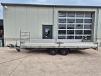 Hapert Plateauwagen 3500kg tandemasser bladgeveerd, Ophalen, Gebruikt