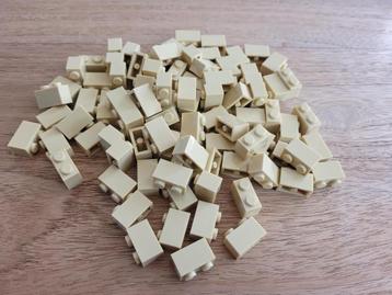 Partij J521=100x Nieuwe Lego stenen Tan 1x2 =Meerdere setjes beschikbaar voor biedingen
