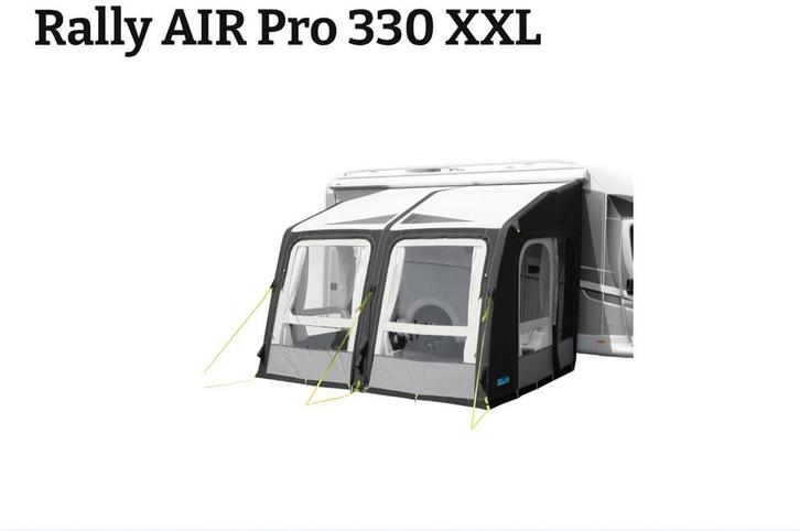 Kampa Dometic Rally AIR Pro 330 XXL Voortent, Caravans en Kamperen, Voortenten en Luifels, Gebruikt, Kampa Dometic, Ophalen