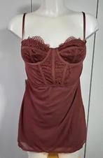 Urban Outfitters Mini dress modern love corset chocolat, Bruin, Nieuw, Ophalen of Verzenden, Urban Outfitters