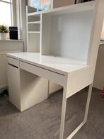 iKEA Micke bureau wit met opzet, Huis en Inrichting, Bureaus, Ophalen, Zo goed als nieuw, Bureau