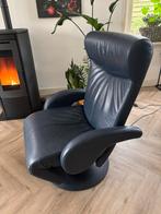 Leolux Helical relaxfauteuil, Huis en Inrichting, Fauteuils, Ophalen, Gebruikt, 75 tot 100 cm, Metaal