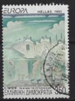 1993 Griekenland zegel Δ350 serie Europa Contemporary Art, Ophalen of Verzenden, Griekenland, Gestempeld