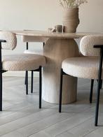 Travertin Eettafel NIEUWE- ACTIE!!, Huis en Inrichting, Tafels | Eettafels, Overige materialen, Travertin Tafel, Nieuw, Ophalen of Verzenden