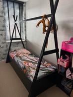 Woood eenpersoons bed 80x200 met bedlade, Ophalen, Gebruikt, Hoogslaper, Eenpersoons