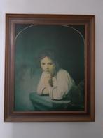 Schilderij met meisje, Antiek en Kunst, Kunst | Schilderijen | Klassiek, Ophalen