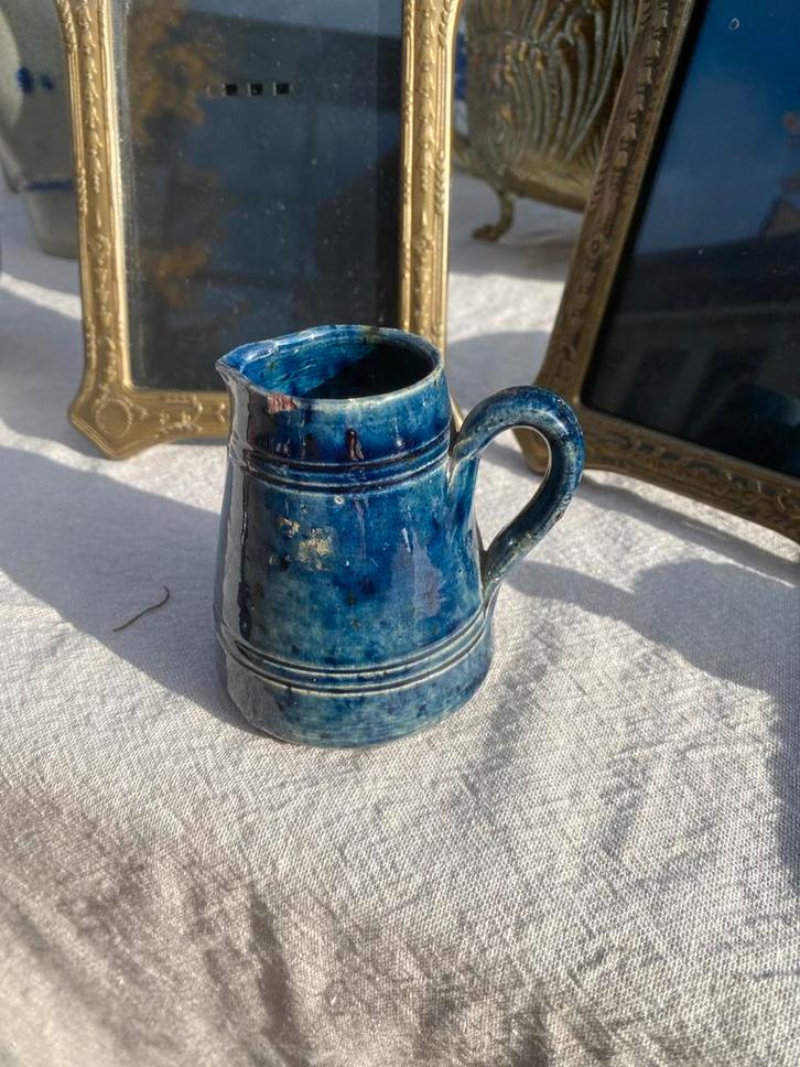Blauw Aardewerk Kannetje, Antiek en Kunst, Antiek | Keramiek en Aardewerk, Ophalen of Verzenden