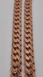 gouden coban link ketting 14kt, Www.bredajuwelier.nl, Nieuw, Ophalen of Verzenden, Www.bredajuwelier.nl