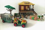 Playmobil: Safarihuis !BULK! (met jeep en stroper), Kinderen en Baby's, Speelgoed | Playmobil, Verzenden, Gebruikt, Complete set