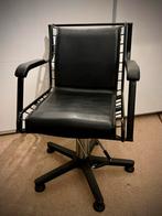 Kapstoel / kappersstoel / barberstoel / behandelstoel, Huis en Inrichting, Stoelen, Ophalen, Gebruikt, Zwart, Eén