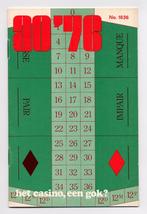 Het casino, een gok? 1976 Zandvoort Nice roulette Black Jack, Ophalen of Verzenden, Nieuw
