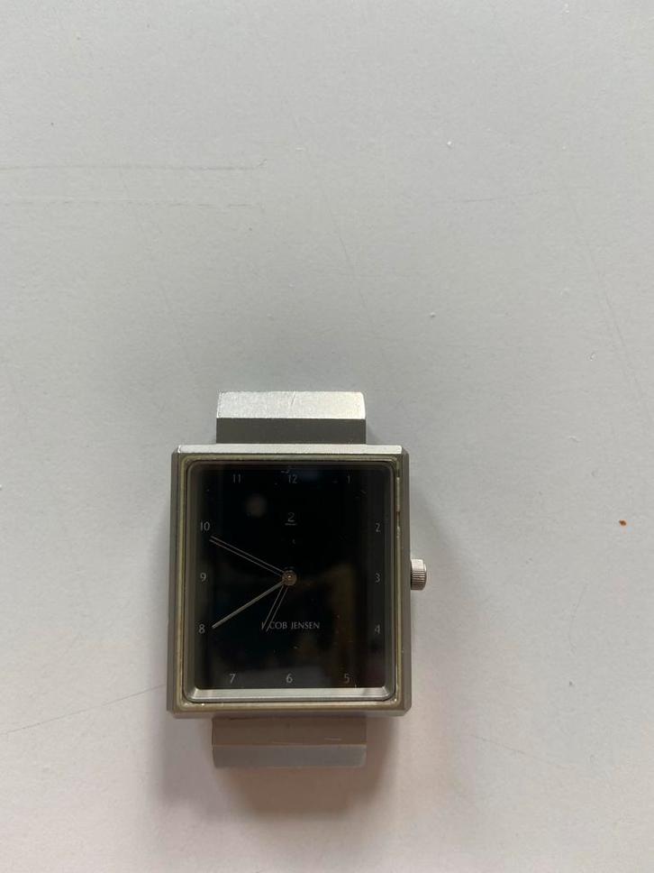 Antiek Jacob Jensen Polshorloge, Sieraden, Tassen en Uiterlijk, Horloges | Antiek, Polshorloge, Overige merken, Staal, 1960 of later
