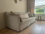 Prachtige bank taupe hoffz, Ophalen, Gebruikt, 75 tot 100 cm, Landelijk