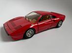 model Ferrari GTO 1984, rood , 1/24 Bburago, Hobby en Vrije tijd, Modelauto's | 1:24, Ophalen of Verzenden, Bburago
