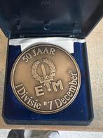 50 Jaar ETM 1e Divisie "7 December" Medaille, Ophalen of Verzenden, Landmacht, Nederland, Lintje, Medaille of Wings