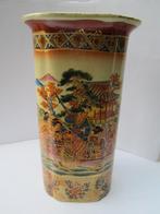 Antieke Chinese/ Japanse kalligrafie penselen/ kwasten vaas,, Antiek en Kunst, Ophalen of Verzenden