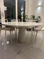Angelo Mangiarotti eettafel Carrara Marble, Huis en Inrichting, Tafels | Eettafels, Overige materialen, Gebruikt, 100 tot 150 cm