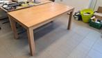Eettafel hout 160x90x76cm, Ophalen, Gebruikt, 50 tot 100 cm, Vijf personen of meer