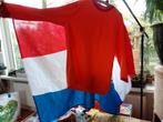 Oranje shirt met Nederlandse vlag Koningsdag 2x, Kleding | Heren, Carnavalskleding en Feestkleding, Ophalen of Verzenden, Zo goed als nieuw