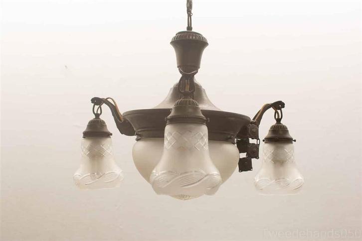 plafonlamp 24901, Huis en Inrichting, Lampen | Plafondlampen, Gebruikt, Glas, Ophalen of Verzenden