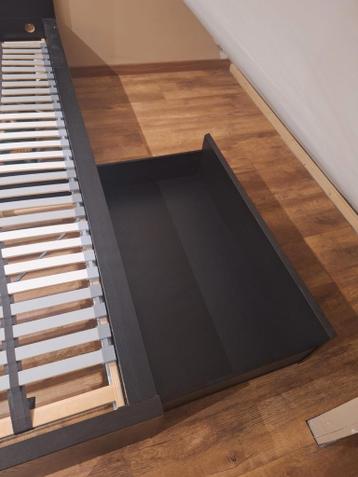 IKEA MALM bedframe (160x200) incl. lattenbodem + 4 lades - afbeelding 7