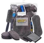Microfiber autoschoonmaakset poetsdoeken 9-delig gehele set, Ophalen of Verzenden