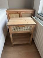 Webbing nachtkastje Bandung Xenos, Huis en Inrichting, Ophalen, 55 tot 70 cm, Zo goed als nieuw, 45 tot 65 cm