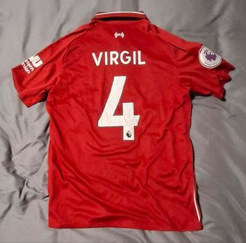 Virgil van dijk shirt liverpool 2018/19 beschikbaar voor biedingen