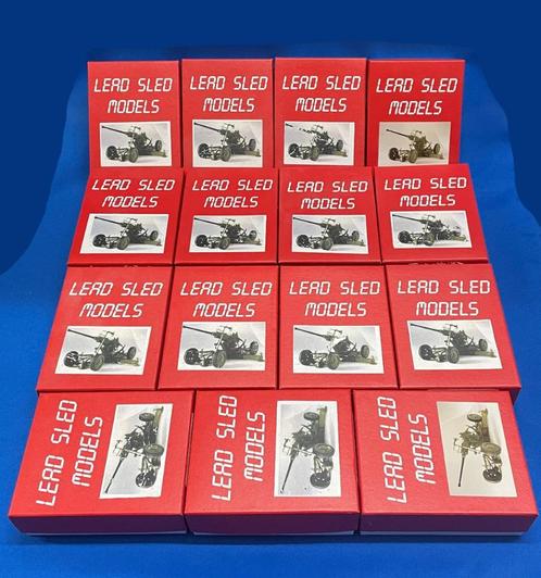 15 x Messing bouwpakket van Lead Sled Bofors 40 mm kanon., Hobby en Vrije tijd, Modelbouw | Auto's en Voertuigen, Nieuw, Overige typen
