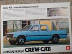 Isuzu KB Crewcab pick up autofolder 1984, Ophalen of Verzenden, Nieuw, Overige merken