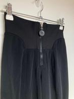 High Tech Use zwarte broek legging rits high waist maat XS/S, Via Coriano 58/90, Rimini, Zwart, Interfashion SpA, Ophalen of Verzenden