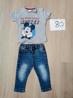 Broek t shirt maat 80, Ophalen of Verzenden, Zo goed als nieuw, Jongetje of Meisje, Broekje