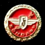 Zündapp speld- rood wit gelakt, Verzamelen, Speldjes, Pins en Buttons, Verzenden, Nieuw, Transport, Speldje of Pin
