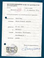 Legeszegel Weerselo op document., Postzegels en Munten, Na 1940, Verzenden, Gestempeld