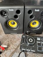 Hercules DJ Controller + Speakers + Koptelefoon, Ophalen of Verzenden, Zo goed als nieuw, Minder dan 60 watt, Front, Rear of Stereo speakers