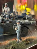 Prachtige WO2 diorama in vitrine, topstuk 1/35, Ophalen, Zo goed als nieuw, 1:35 tot 1:50, Nvt