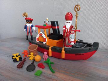 Playmobil 5206 Stoomboot van Sinterklaas en Piet  beschikbaar voor biedingen