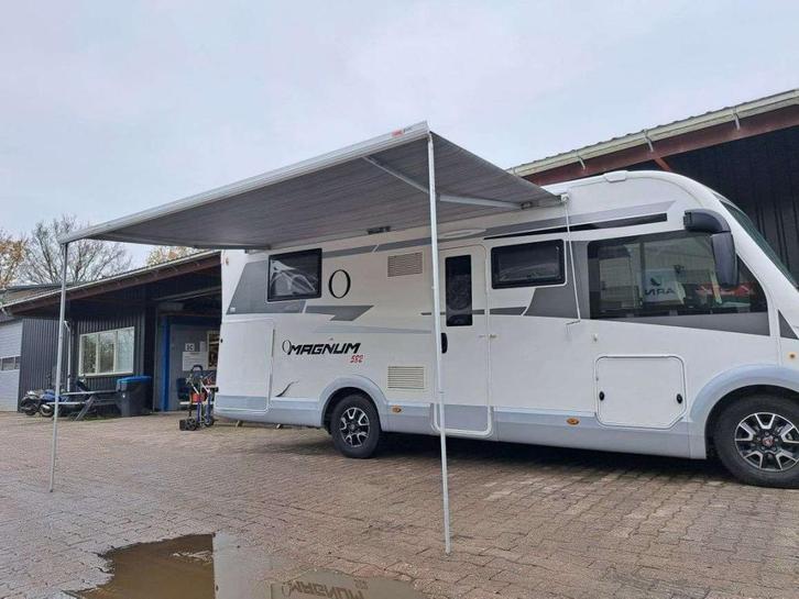 Fiamma F 45 S Polar 450 royal grey luifel, Caravans en Kamperen, Camper-accessoires, Zo goed als nieuw, Ophalen of Verzenden