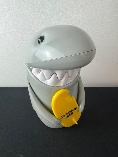Vintage 1996 Shark Haai Cookie Jar, koektrommel, Huis en Inrichting, Woonaccessoires | Schalen en Manden, Gebruikt, Rond, Ophalen of Verzenden